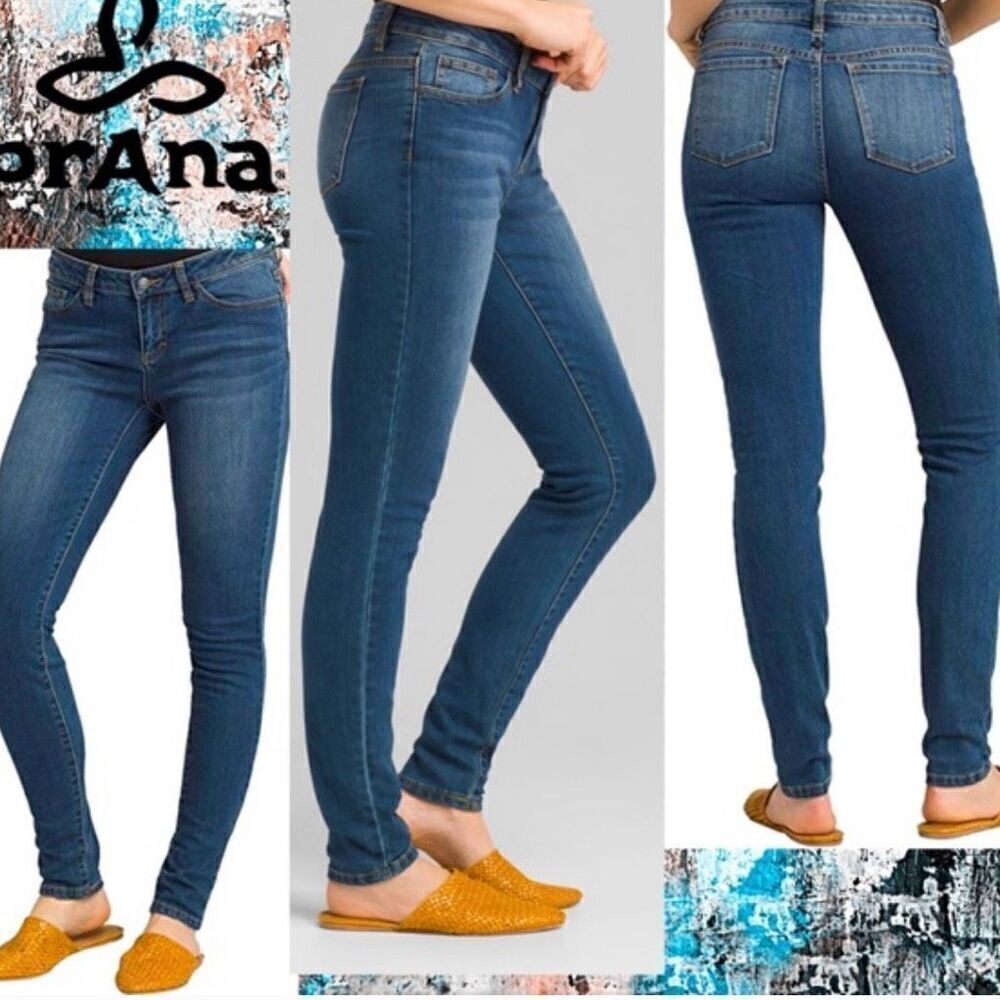 Prana mid rise skinny jeans size 27/4